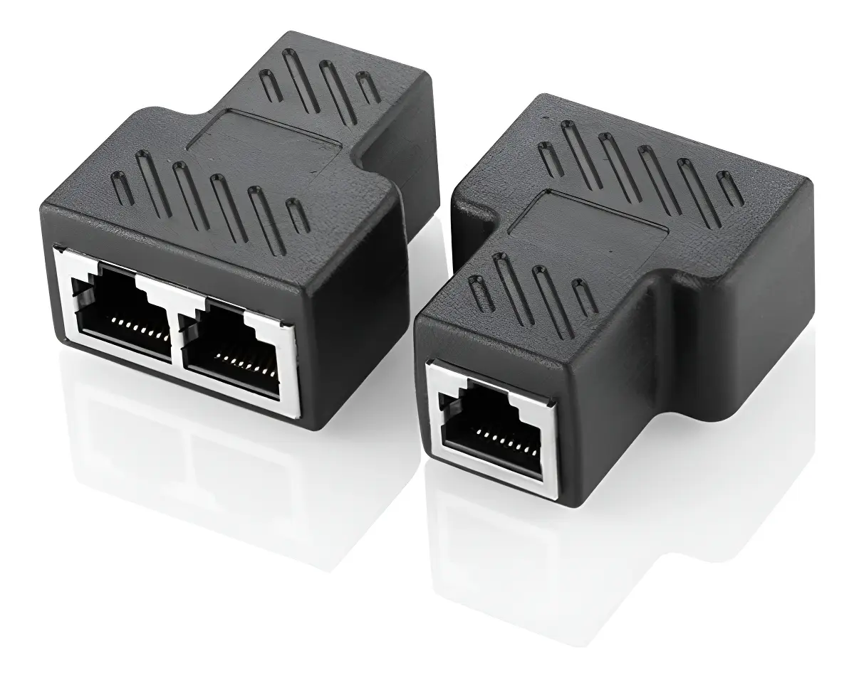 HUB RJ45 2 EM 1
