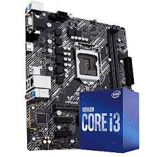 Kit Placa Mãe H410H S2 + Processador Intel Core I3 10100F OEM