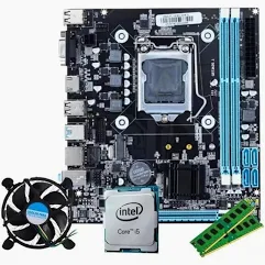 Placa Mãe + processador Intel i5 7ª Gen