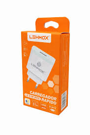 CARREGADOR RAPIDO USB 3.1A - LEHMOX LE-519