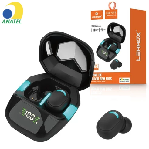 FONE DE OUVIDO SEM FIO - LEF G7S