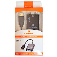 CABO CONVERSOR HD HDMI PARA VGA LEHMOX LEY-01