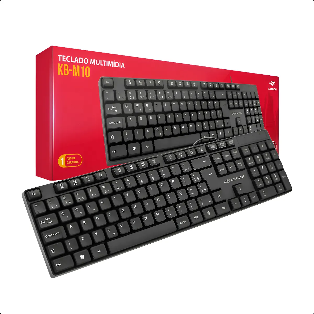 Teclado Multimídia KB-M10 C3TECH  C/Fio